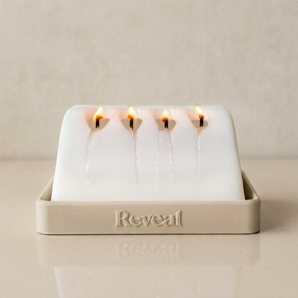 Personalised Hidden Message Reveal Candle